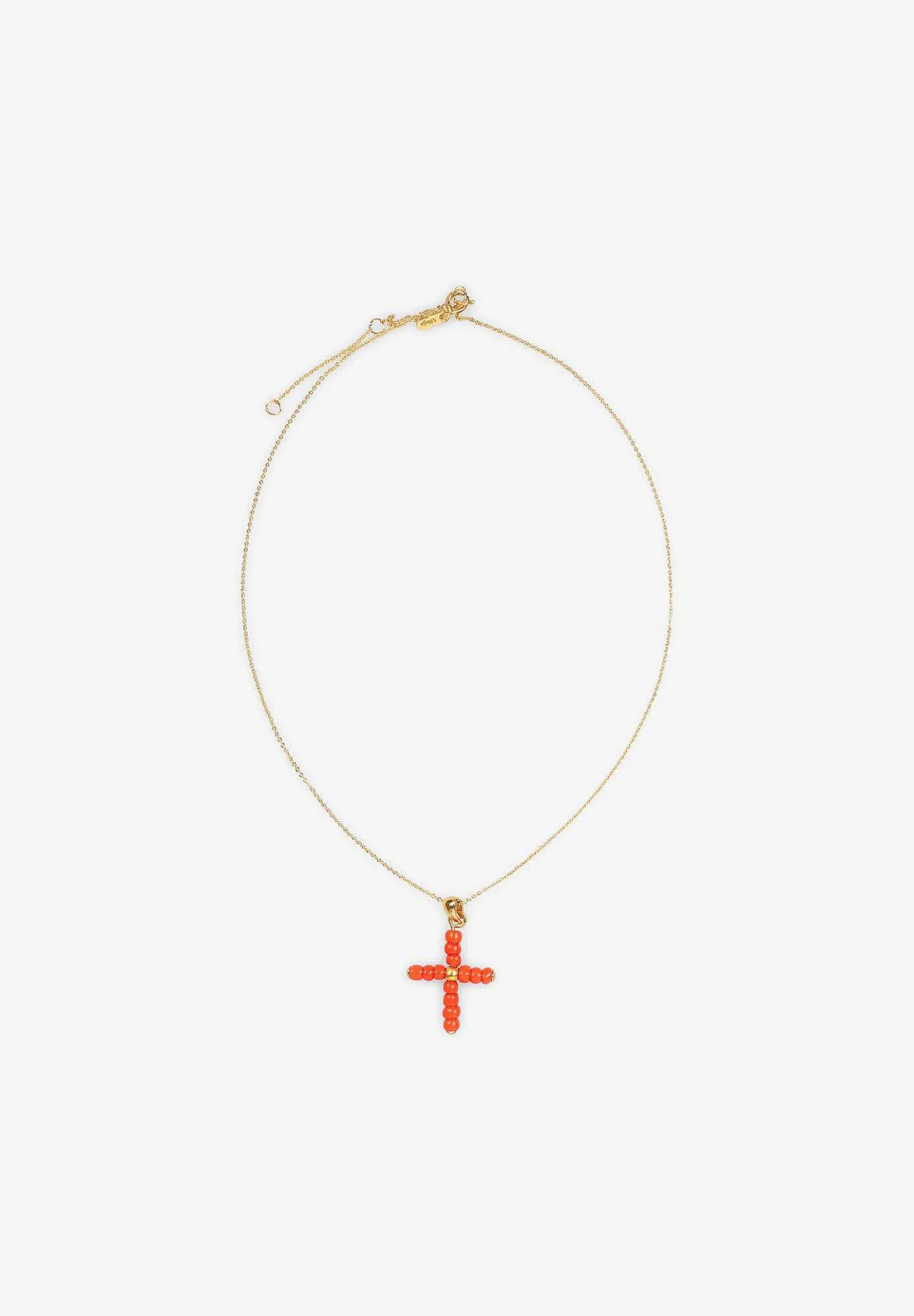 Scalpers Imitation Jewelry<Alhaja Cult Store | Coral Cross Necklace