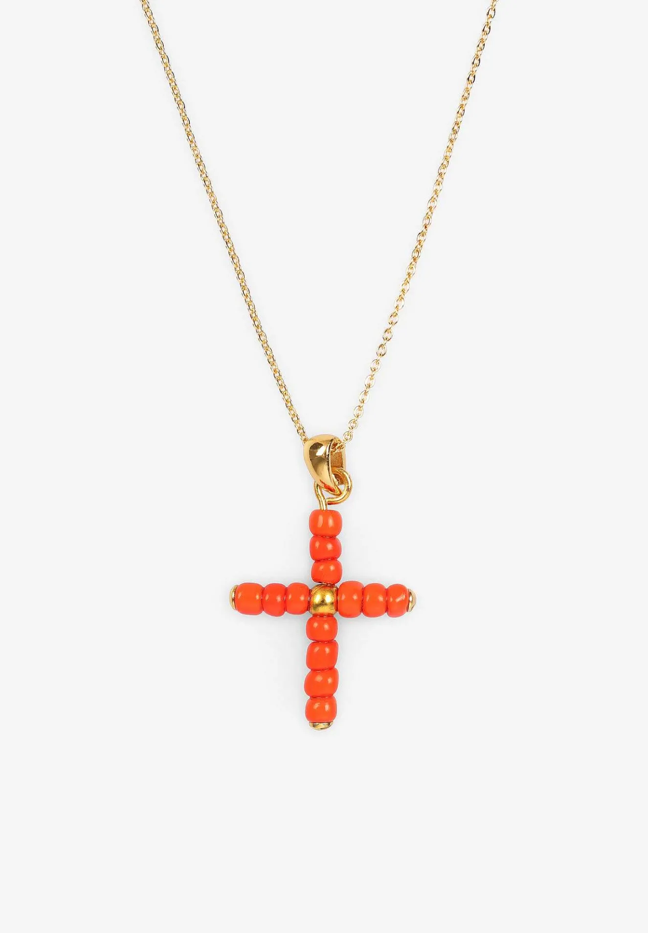 Scalpers Imitation Jewelry<Alhaja Cult Store | Coral Cross Necklace