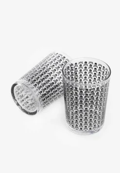 Scalpers Glassware<All Over Skulls Cider Glasses Set