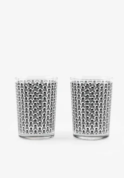Scalpers Glassware<All Over Skulls Cider Glasses Set