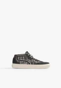 Scalpers Sneakers<Animal Print Glitter Sneakers