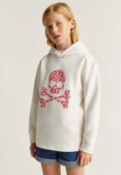 Scalpers Sweatshirts<Animal Print Skull Hoodie