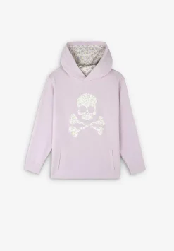 Scalpers Sweatshirts<Animal Print Skull Hoodie