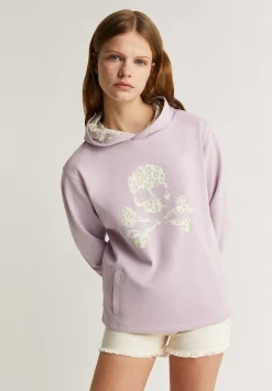 Scalpers Sweatshirts<Animal Print Skull Hoodie