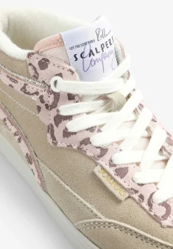 Scalpers Sneakers<Animal Print Sneakers With Metallic Detail
