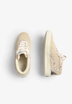 Scalpers Footwear<Animal Print Sneakers With Metallic Detail