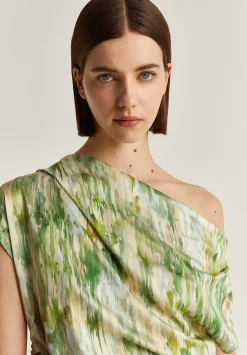 Scalpers T-Shirts And Tops<Asymmetrical Gathered Top