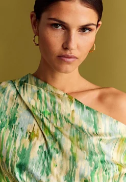 Scalpers T-Shirts And Tops<Asymmetrical Gathered Top