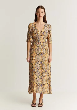 Scalpers Dresses<Back Opening Midi Dress
