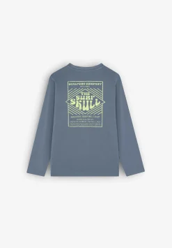Scalpers Tshirts<Back Print Long Sleeve T-Shirt