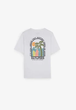 Scalpers Tshirts<Back Print T-Shirt