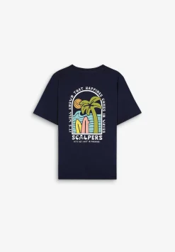 Scalpers Tshirts<Back Print T-Shirt