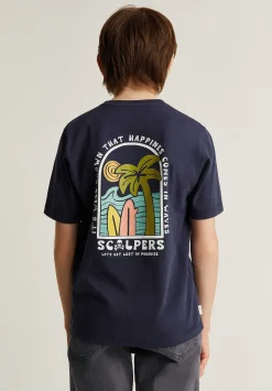 Scalpers Tshirts<Back Print T-Shirt