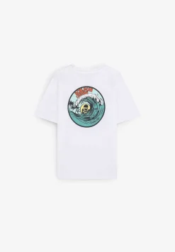 Scalpers Tshirts<Back Puff Print T-Shirt