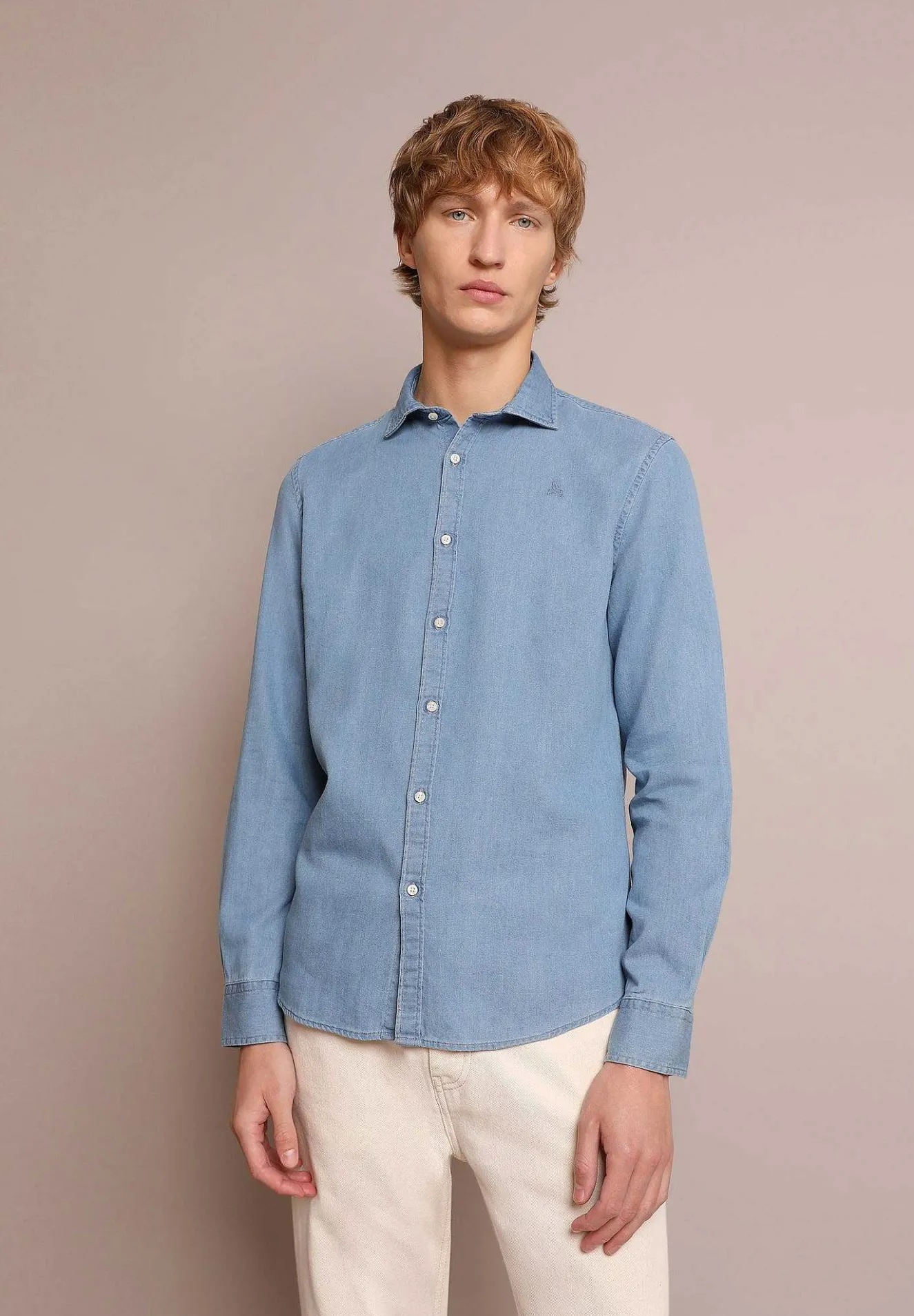 Scalpers Casual<Basic Denim Shirt
