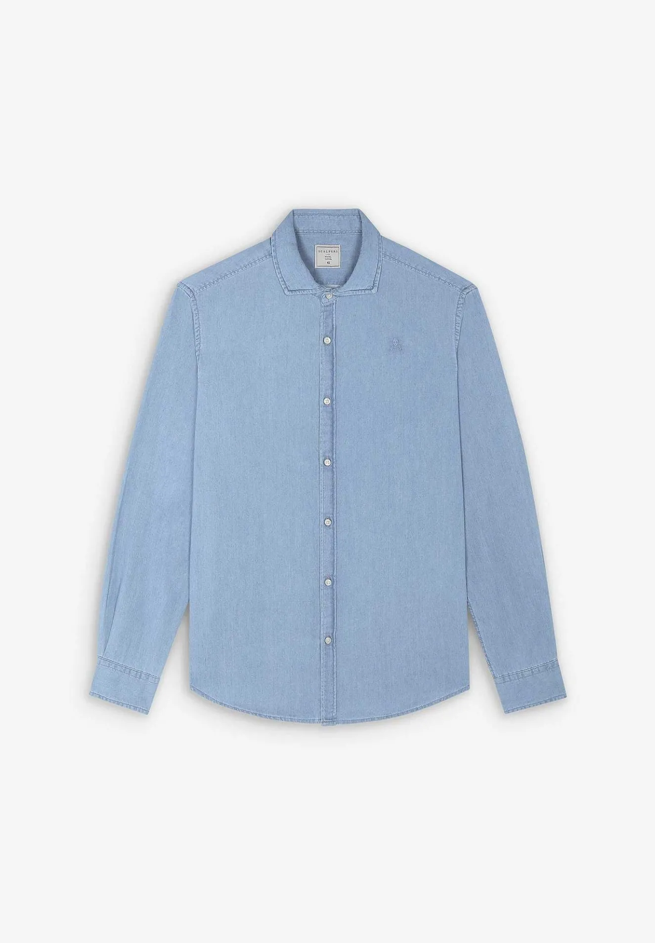 Scalpers Casual<Basic Denim Shirt