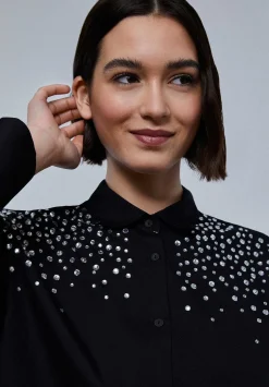 Scalpers Shirts<Beaded Detail Shirt