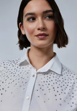 Scalpers Shirts<Beaded Detail Shirt