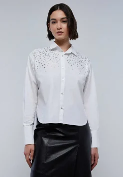 Scalpers Shirts<Beaded Detail Shirt