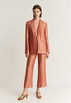 Scalpers Blazers And Vests<Blazer With Wave Lapel Detail