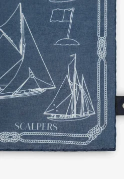 Scalpers Handkerchiefs<Boat Motifs Handkerchief