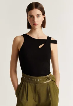 Scalpers T-Shirts And Tops<Canale Asymmetrical Tank Top