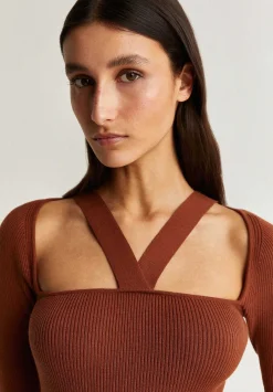 Scalpers Dresses<Canale Knit Midi Dress