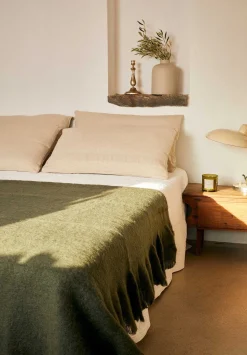 Scalpers Blankets<Carded Wool Blanket With Fringes