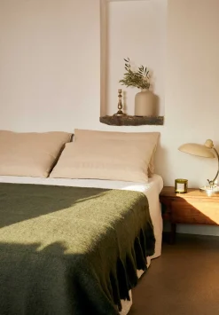 Scalpers Blankets<Carded Wool Blanket With Fringes
