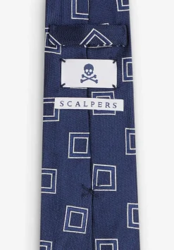 Scalpers Ties<Checkered Printed Tie