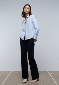 Scalpers Shirts<Classic Embroidered Chest Shirt