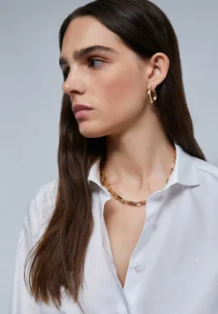 Scalpers Shirts<Classic Embroidered Chest Shirt