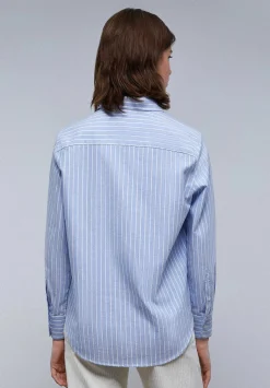 Scalpers Shirts<Classic Embroidered Chest Shirt