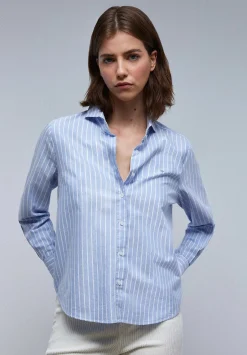 Scalpers Shirts<Classic Embroidered Chest Shirt