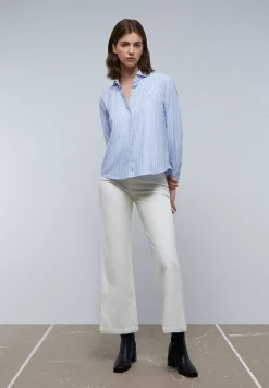 Scalpers Shirts<Classic Embroidered Chest Shirt