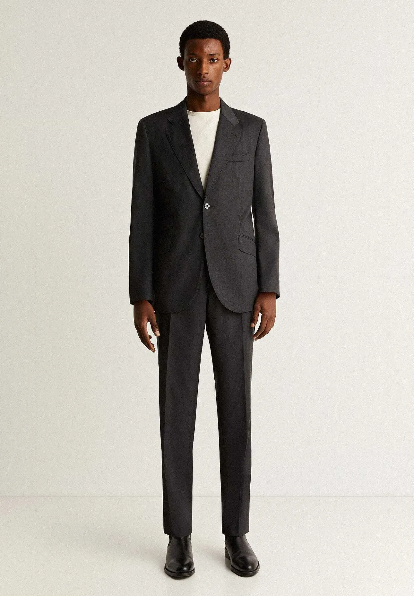 Scalpers Suits<Classic Gray Wool Suit