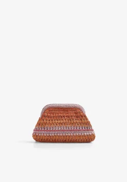 Scalpers Mini<Clutch Bag With Metallic Detail
