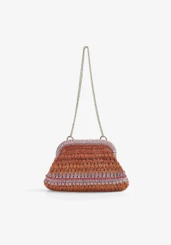 Scalpers Mini<Clutch Bag With Metallic Detail