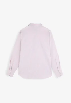 Scalpers Shirts<Combined Striped Linen Shirt