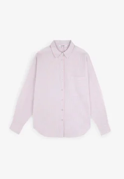 Scalpers Shirts<Combined Striped Linen Shirt