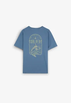 Scalpers Tshirts<Contrast Back Print T-Shirt
