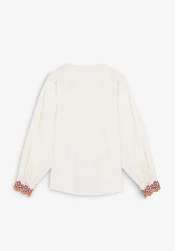Scalpers Shirts<Contrast Embroidery Blouse
