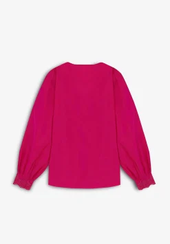 Scalpers Shirts<Contrast Embroidery Blouse
