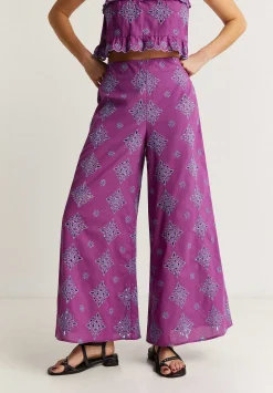 Scalpers Pants<Contrast English Embroidered Pants