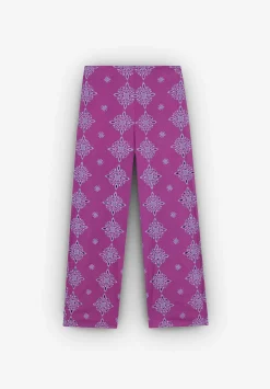Scalpers Pants<Contrast English Embroidered Pants