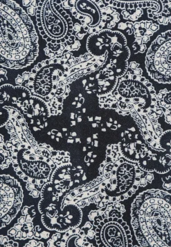 Scalpers Handkerchiefs<Contrast Paisley Print Scarf