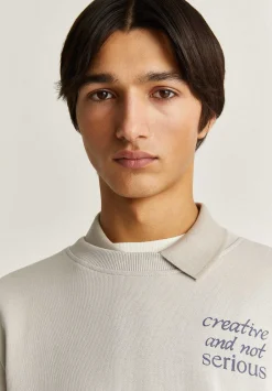 Scalpers Sweatshirts<Contrast Print Sweatshirt