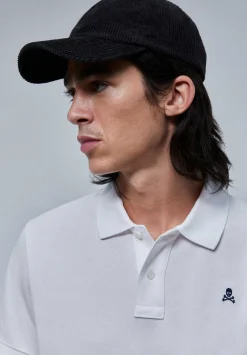 Scalpers Poles<Contrast Skull Basic Polo