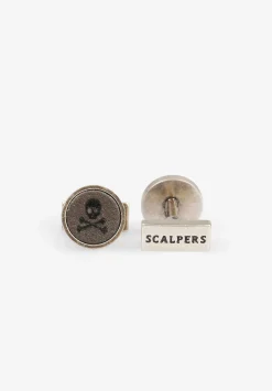 Scalpers Twins<Contrast Skull Cufflinks