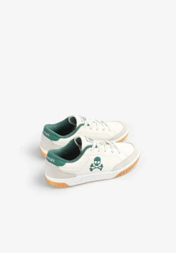 Scalpers Footwear<Contrast Skull Sneakers